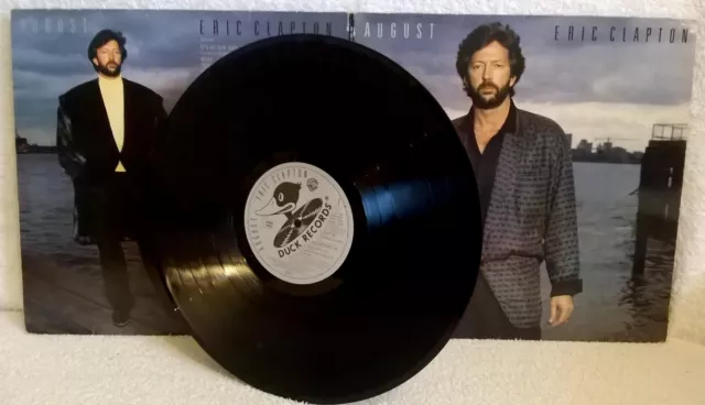 ERIC CLAPTON August Vinyl VG+/VG+ 1986 Stereo 33 Album Dominoes Cream 925 476- 1