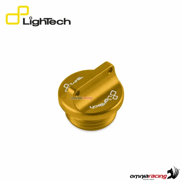 Tappo carico olio motore Lightech in ergal oro Ducati Streetfighter 1100 2010