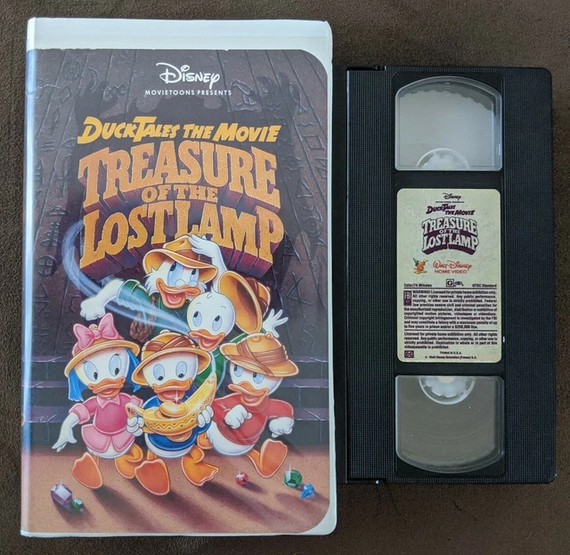 DISNEY DUCKTALES THE Movie Treasure of the Lost Lamp {VHS} 1990 - D ...