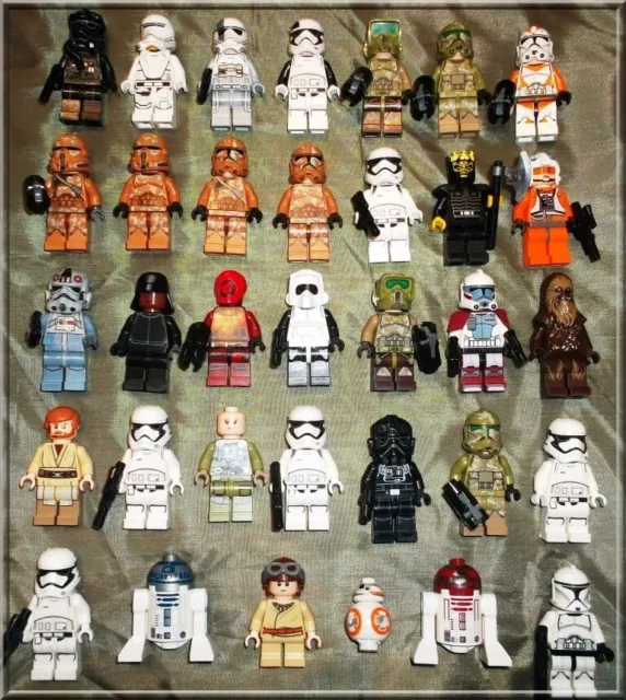△△ LOT DE 34 Personnages Lego Star Wars △△ EUR 126,00 - PicClick FR