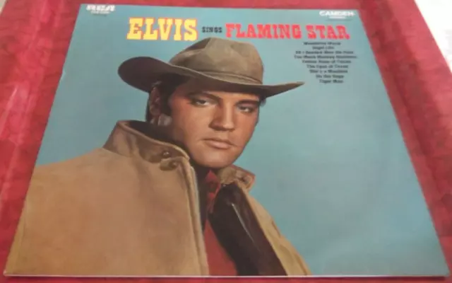 LP.Elvis Presley : FLAMING STAR..PRESS / FR.  RCA CAS-2304. D..LABEL BLEU.