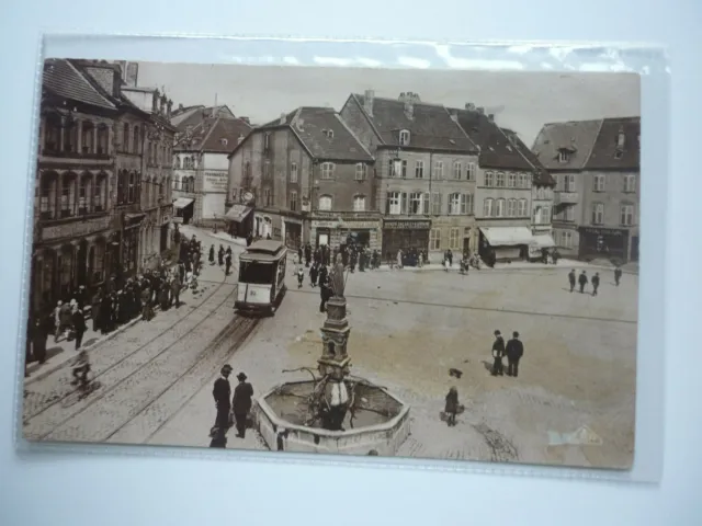 Carte Postale /  Saint Avold  / Moselle   Place De La Victoire....  Tramway