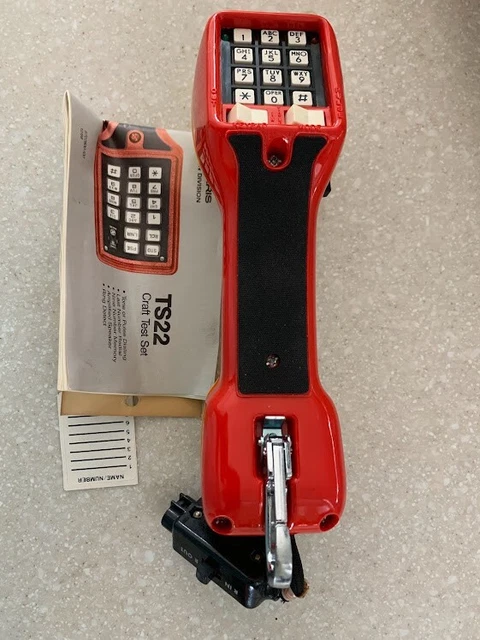 Vintage Harris Dracon Craft Test Set Butt Linemans Phone Line Tester - TS22
