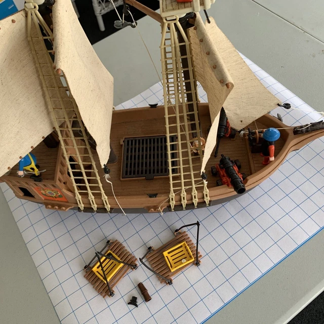 PLAYMOBIL ANCHOR GREY Vintage Pirate Ship Boat EUR 1,97 PicClick FR