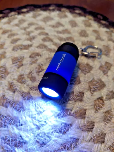 Waterproof Mini Rechargeable LED Light USB Flashlight Pocket Keychain