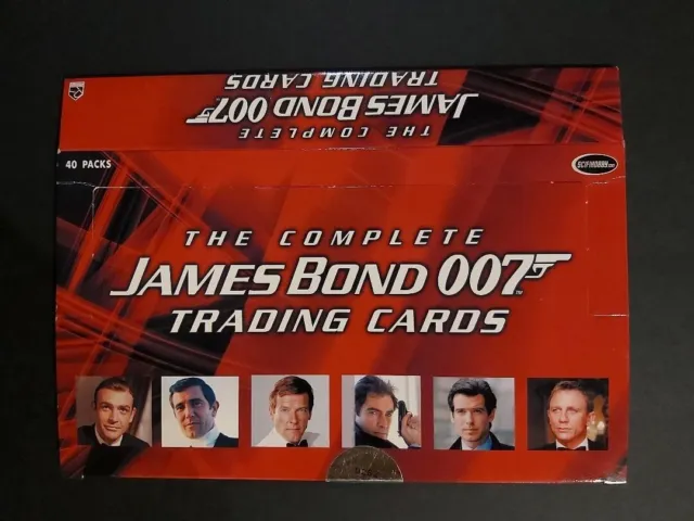 The Complete James Bond 007 / EMPTY Trading Cards Box / 2007 / VF/NM