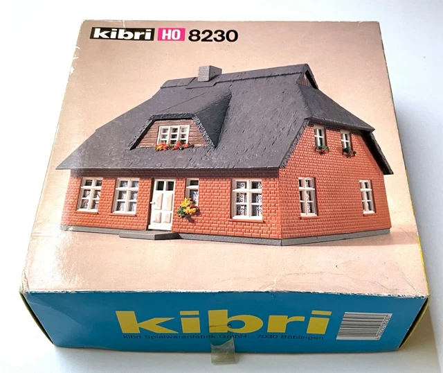 Kibri 8230 HO Maison en chaume de pêcheur Fischerhaus OVP NEU boîte ouverte