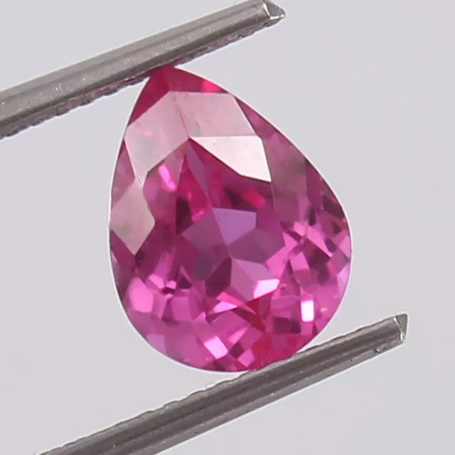 AAA Natural Flawless Ceylon Pink Sapphire Pear Loose Gemstone Cut 9x7 MM