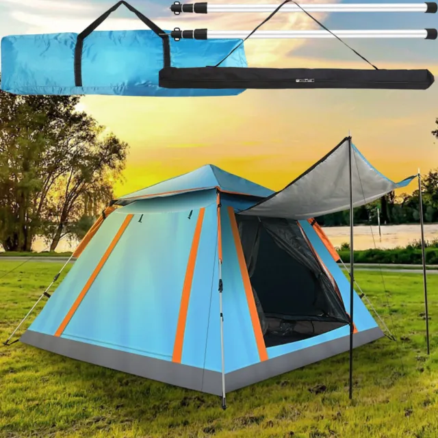 4-5 People Waterproof Automatic Outdoor Instant Pop Up Camping Tent UV Protect