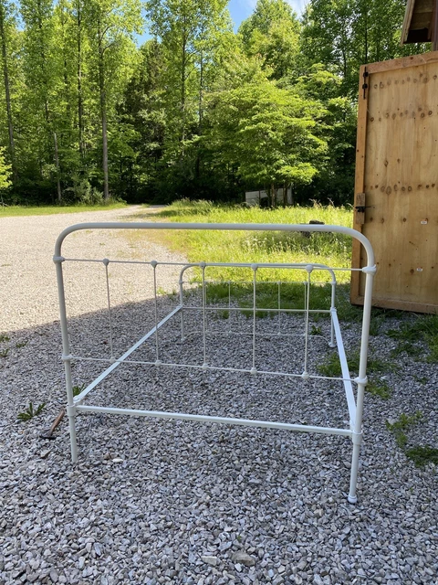 Antique Cast Iron Full Size Bed Frame LOCAL PICKUP ONLY