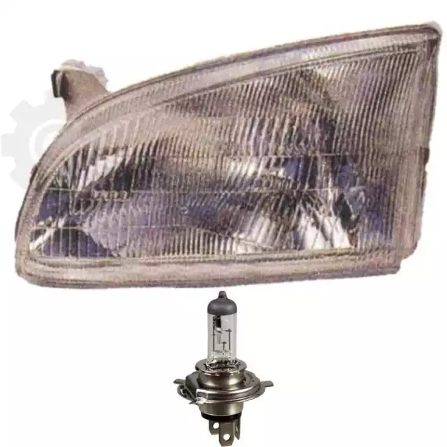 Faro Halógeno Izquierda para Toyota Starlet 4.96-3.99 H4 sin Motor