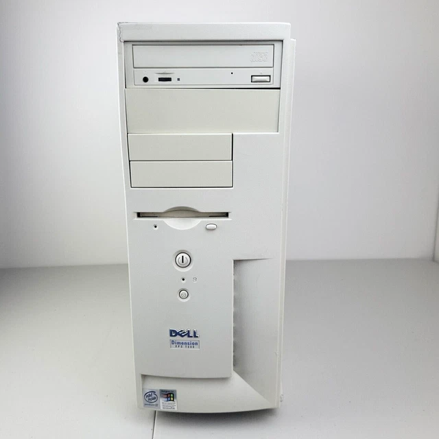 DELL DIMENSION XPS T600 Desktop Computer Vintage Retro Gaming Powers On ...