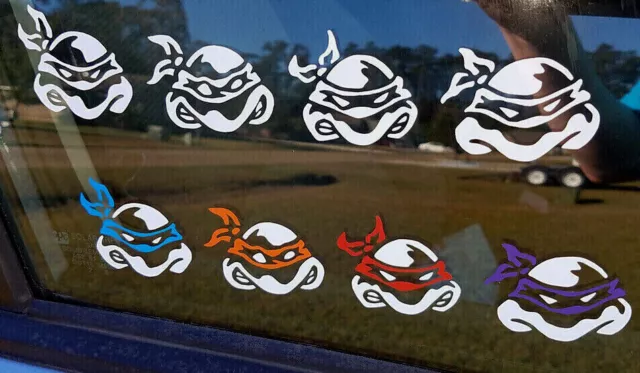 Teenage Mutant Ninja Turtles TMNT Cartoon Comic Car Laptop Vinyl Decal Sticker