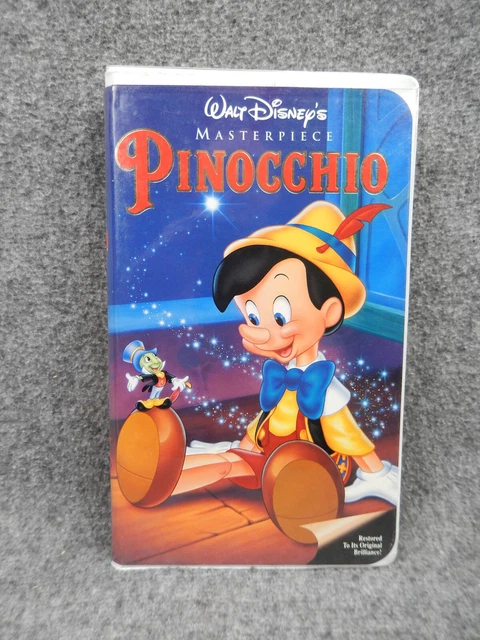 Pinocchio (VHS, 1993) Walt Disney's Masterpiece