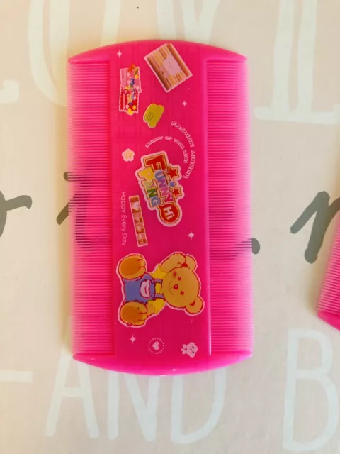 Double Sided Nit Comb Head Lice removal comb for Kids & Pets 7