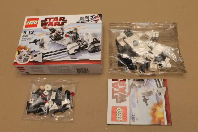 STAR WARS LEGO 8084 SNOWTROOPER BATTLE PACK NEW OPEN BOX SEALED BAGS mid