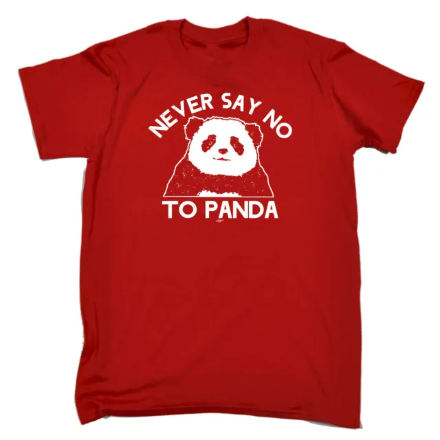 Funny Kids Childrens T-Shirt tee TShirt - Never Say No To Panda