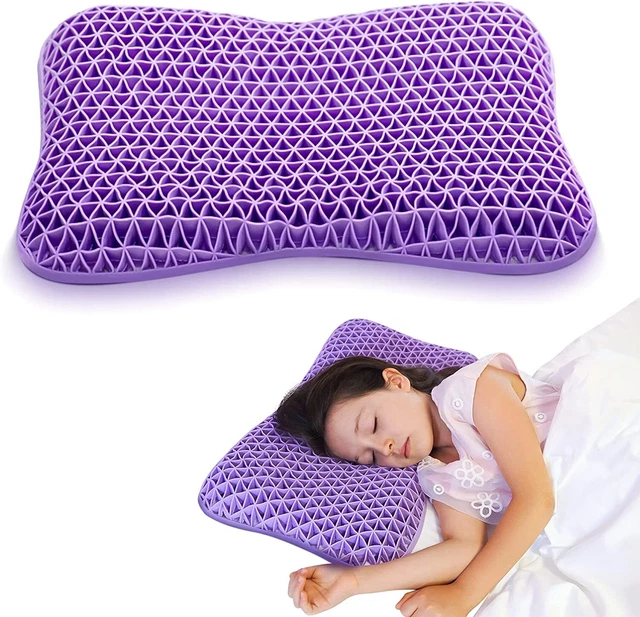 Dafeel Toddler Kids Cooling Pillow for Sleeping, Flat & Soft Boys Girls
