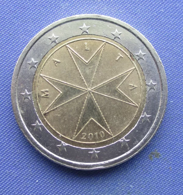 Malta 2010 2,00  Euro  Kursmünze  a.d.Umlauf