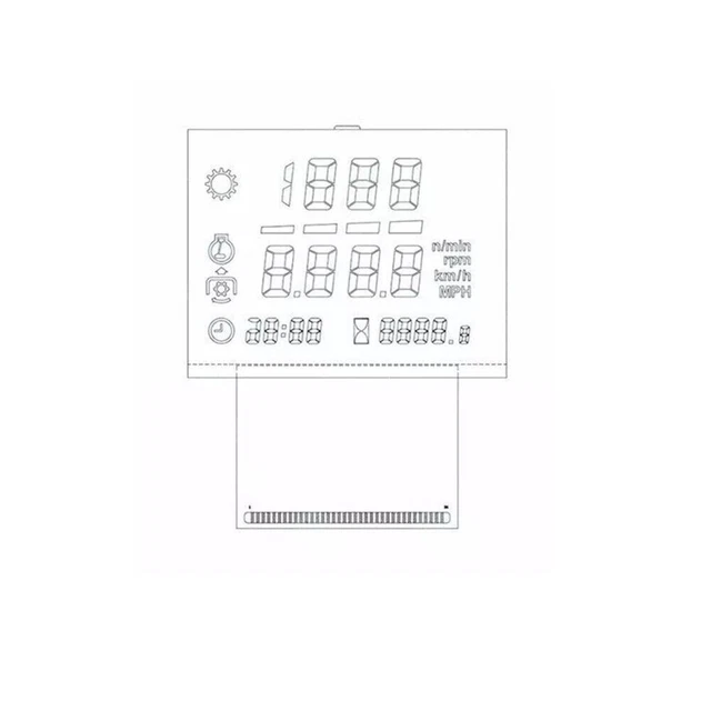 Display LCD Gruppo Riparazione 6320SE 75x58mm Ricambio Diretto Vetro Durevole