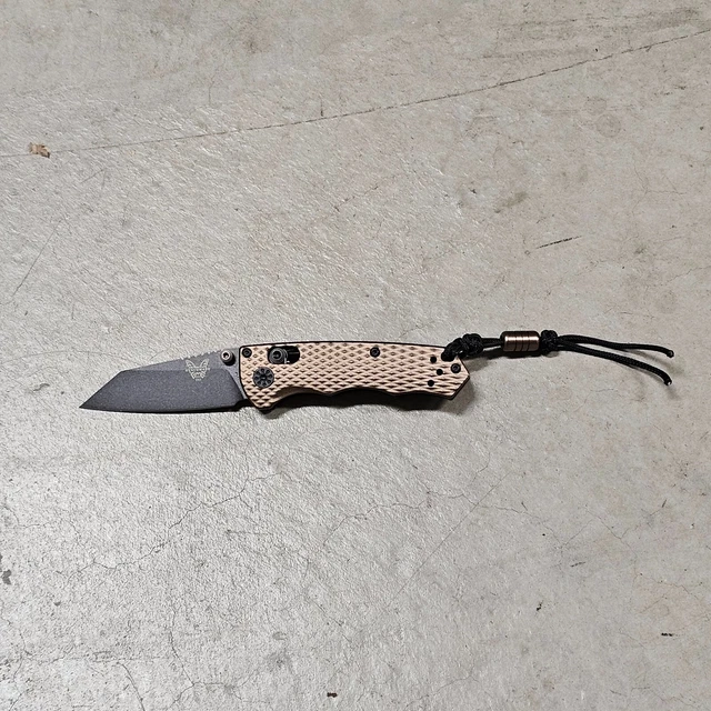 Benchmade Full Immunity 290BK-1 Flat Dark Earth FDE Aluminum CPM-M4 Pocket Knife
