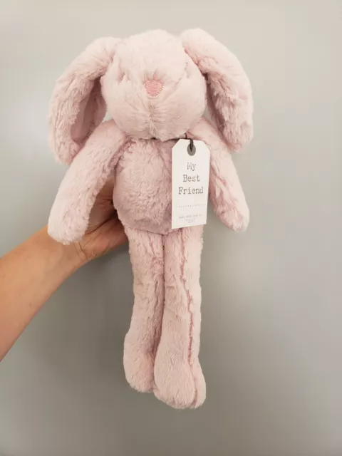 Next 13" Bnwt Pink Bunny Rabbit My Best Friend Baby Soft Toy New Long Legs