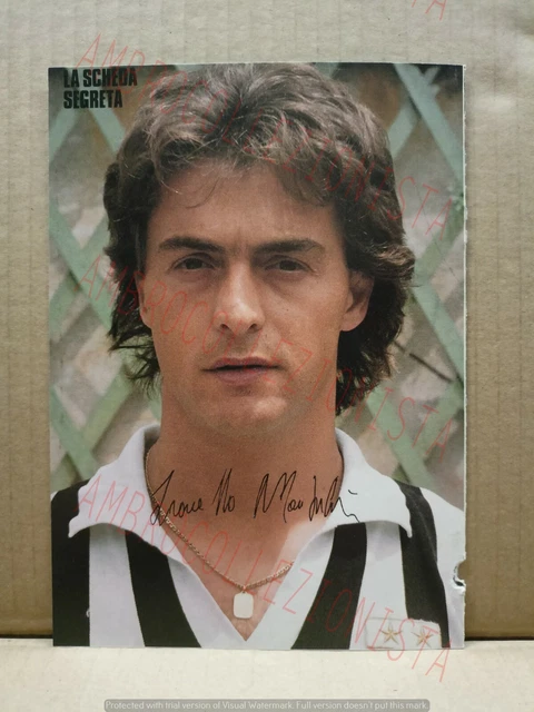 Carte Postale Juventus – Lionello Manfredonia Avec Autographe