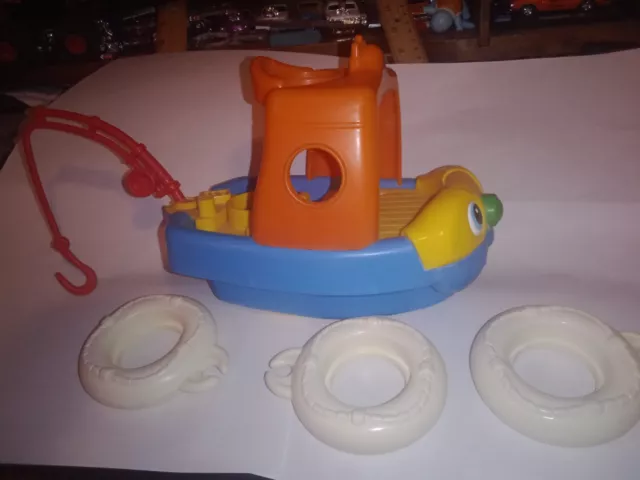 Fisher Price Little People Sail and Float fishing boat.