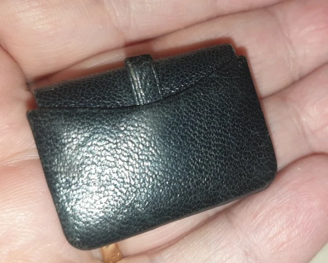 Poupée Ancienne - Rare Sac Miniature en Cuir de Poupée