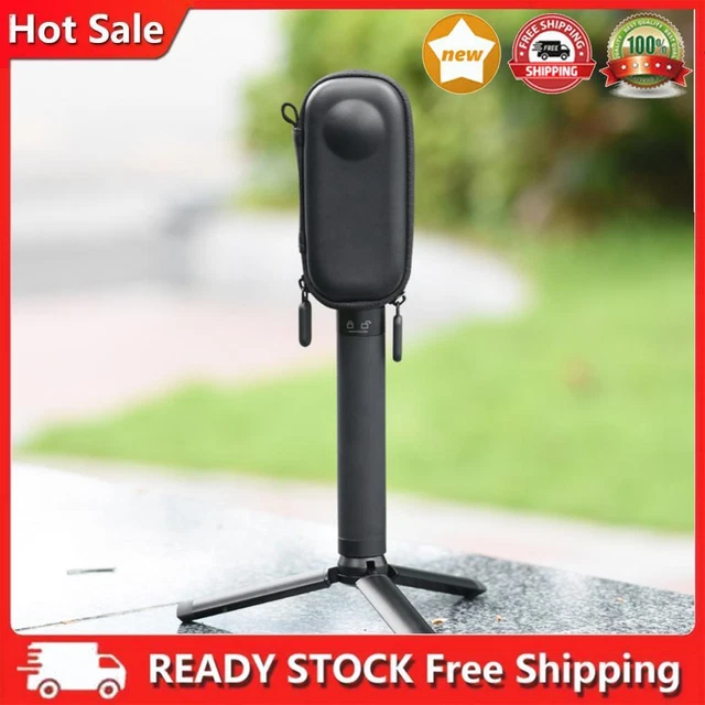 Hard Shell Case PU Carrying Case for Insta360 One X3/2 (Black)