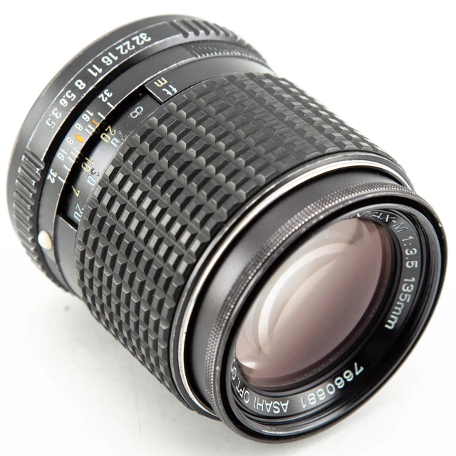SMC Pentax M 135mm f3.5 objectif monture K / manual focus lens Pentax K PK mount