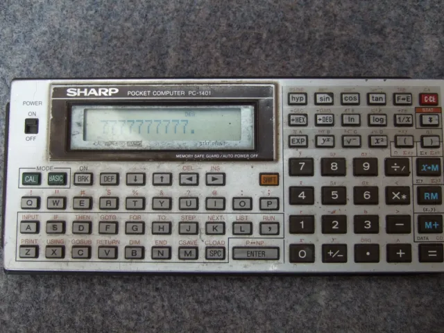 Sharp PC 1401 Handheld Pocket Computer
