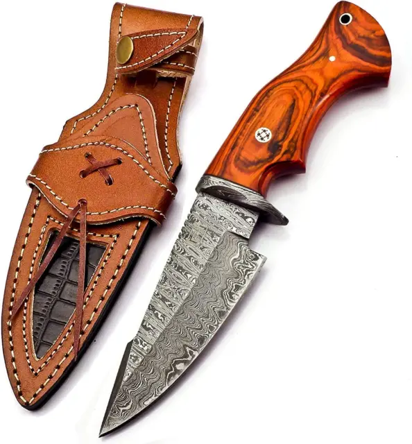 Fazi_R Handmade Hunting Knife Fixed Blade Pack of 1 with Sheath. (A ONE__1)