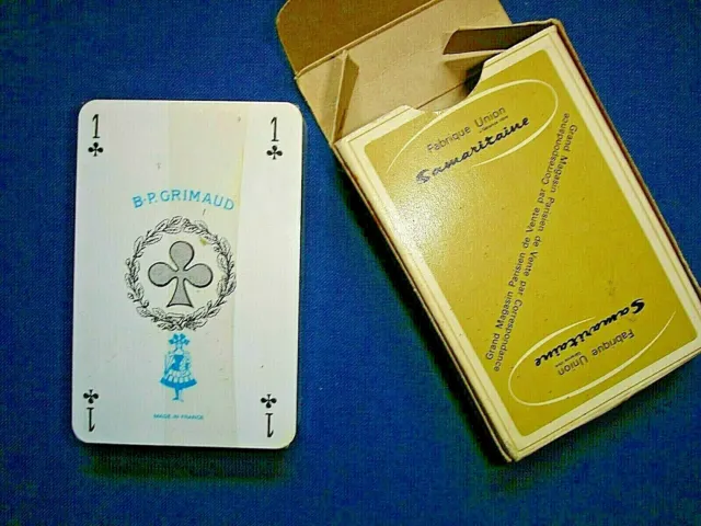 Ancien Jeu de 54 cartes "Samaritaine" spécial Bridge, Poker, neuf sous blister