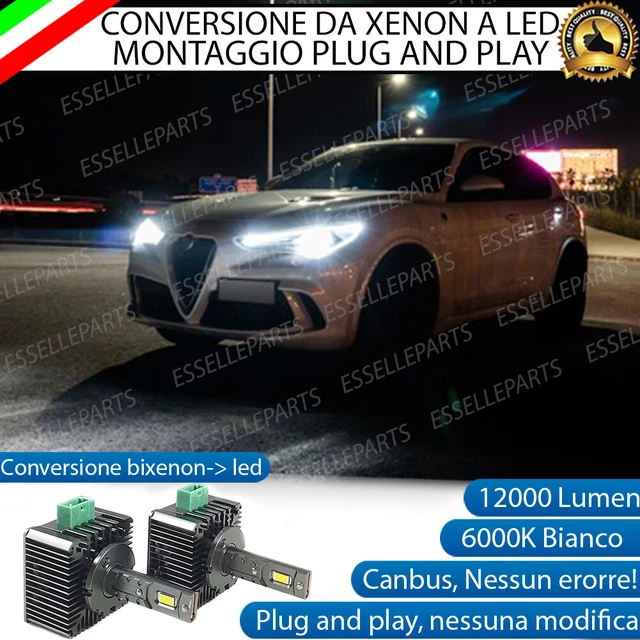 Kit Mono LED H7 Per Alfa Spider 6000K Bianco Canbus - Foto 6