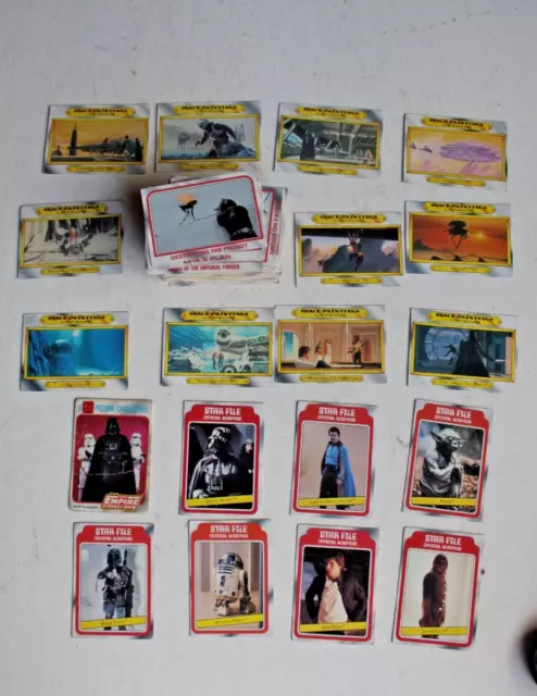 1980 Scanlens Star Wars Empire Strikes Back 119 Australia card Lot NO DOUBLES