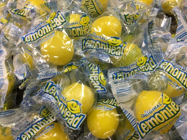 Lemonhead 5 POUND Bulk Classic Sweet and Sour Lemon Candy FREE SHIPPING