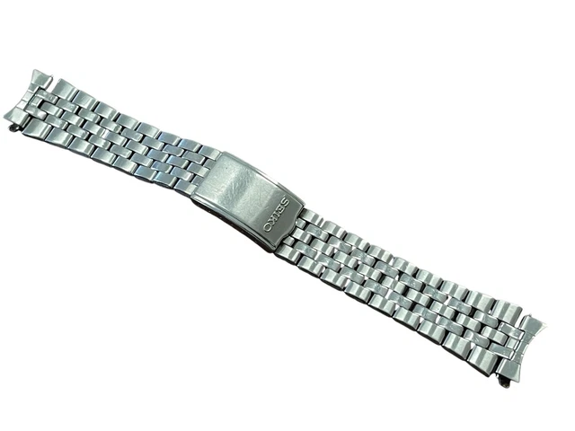 BRACCIALE SEIKO VINTAGE IN ACCIAIO ANSA CURVA DA 18 mm EUR 60 00 PicClick IT