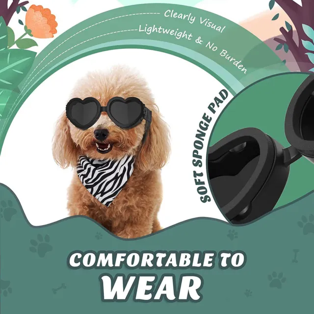 Gafas de sol para mascotas perros gafas de protección UV gafas de sol para perro mediano pequeño