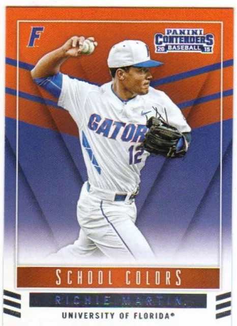 2015 Panini Contenders Baseball School Colors #11 Richie Martin