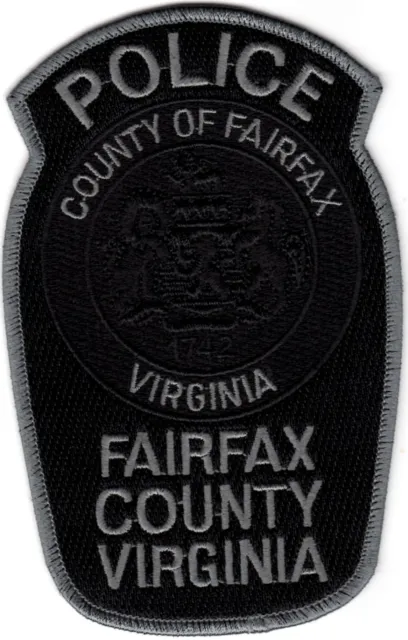 Fairfax County Police Patch Virginia VA