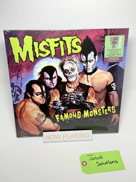 MISFITS FAMOUS MONSTERS LP (PURPLE GREEN SPLATTER RSD 2026) NEW