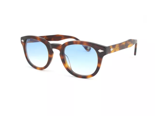 Occhiali da sole X-LAB 8004 stile moscot havana scuro azzurro gradient