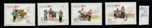 1987 MACAU Traditional Vehicles SET SG 656/59 MNH CV £32