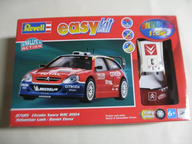 Revell 07125 7125 Easy Kit 1/32 Citroen Xsara WRC ggf. für Slot Car Umbau geeign