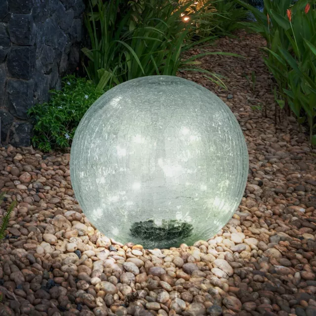 Boule Solaire Éclairage D'Extérieur Lampe de Jardin LED Décorative  Terrasses 4059157283367