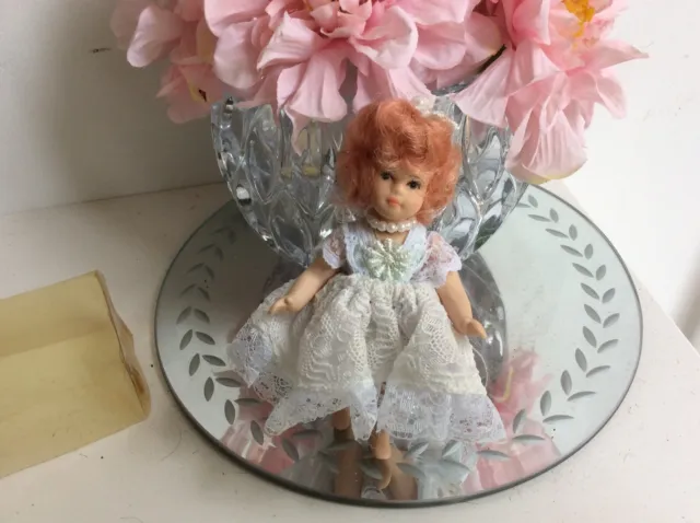 Vintage NEW OLD STORE STOCK 1970s+Full Porcelain Girl Doll ORIGINAL BOX 11cm No2 2