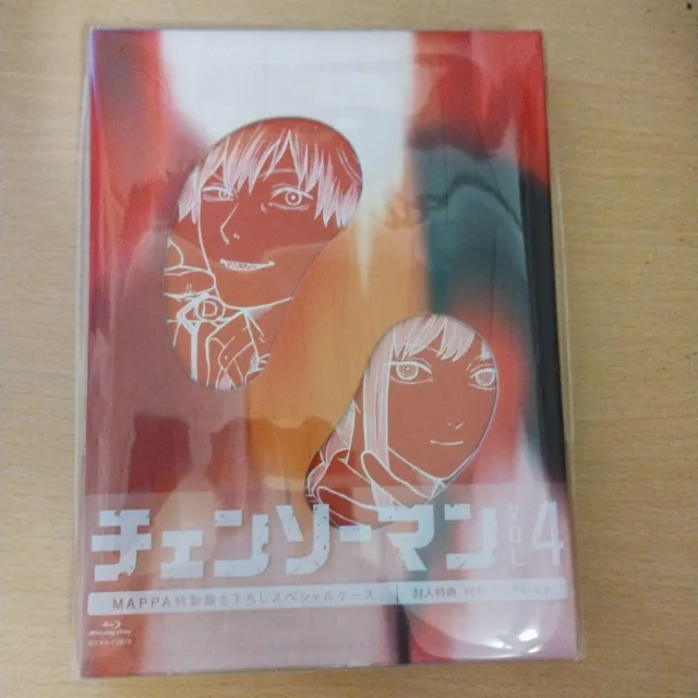 Chainsaw Man Vol.4 First Limited Edition Blu-ray Booklet Case MAPPA Japan New