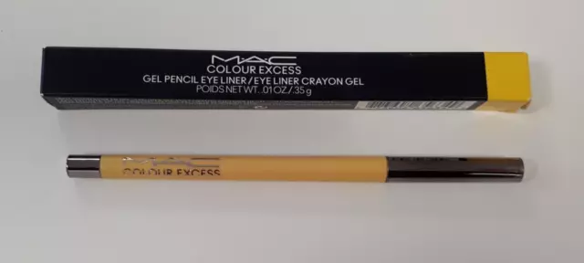 Mac COLOUR EXCESS Eyeliner crayon gel PERMANENT VACATION jaune /EBRC