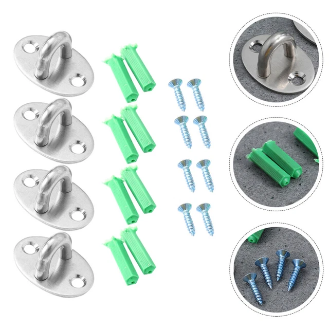 4 Pcs Allacciare Ganci Per Altalene Resistenti Caricamento Dall'alto Soffitto